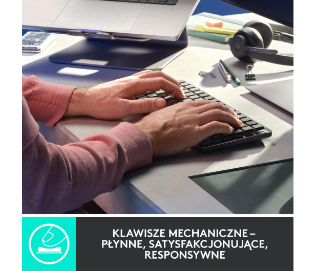 LOGITECH MX MECHANICAL KEYBOARD US INTL KLAWIATURA COMPACT - 1044981 - zdjęcie 5
